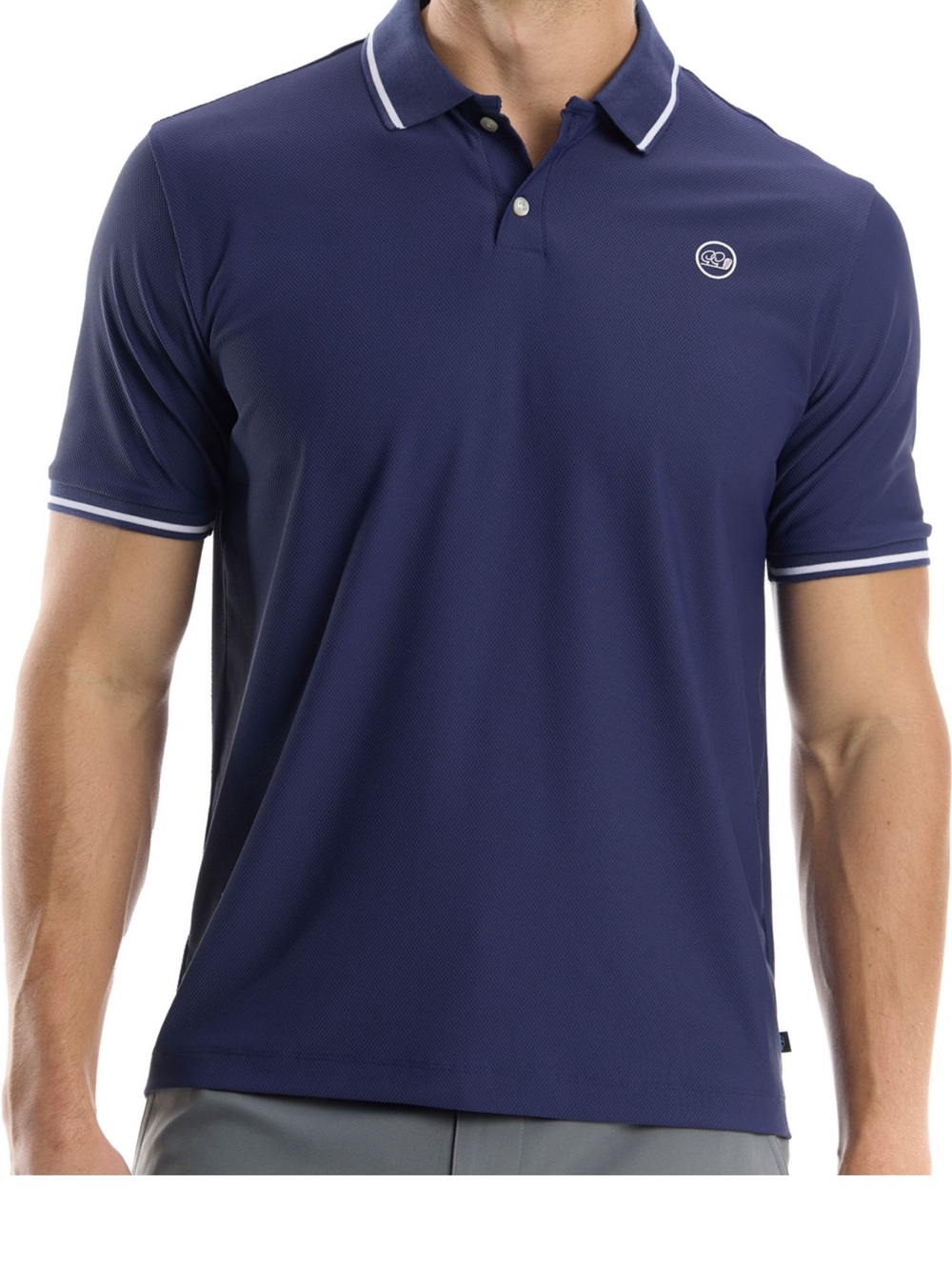 NWT Men’s Good Good Golf ⛳️ Midnight Textured Polo Sz  L  $70